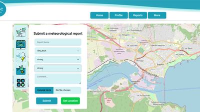 "I see sea" (ICC) - Citizen Science web-app (meteorological reporting)